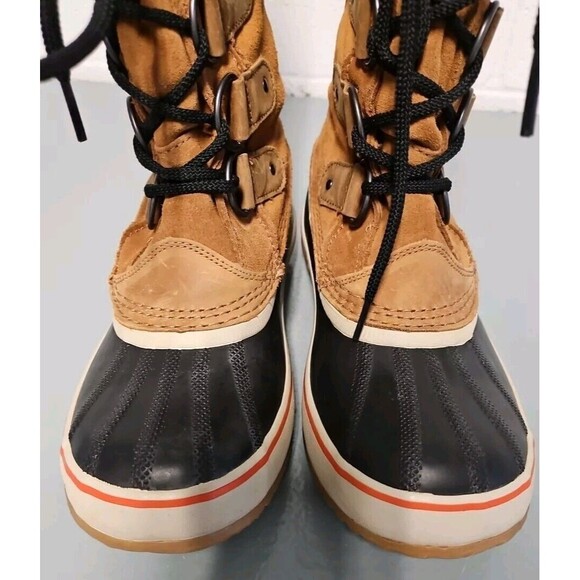 Sorel Boots Joan of Arctic Fleece Winter Waterproof Gorpcore Boots Sz 9.5 EUC - Picture 4 of 12